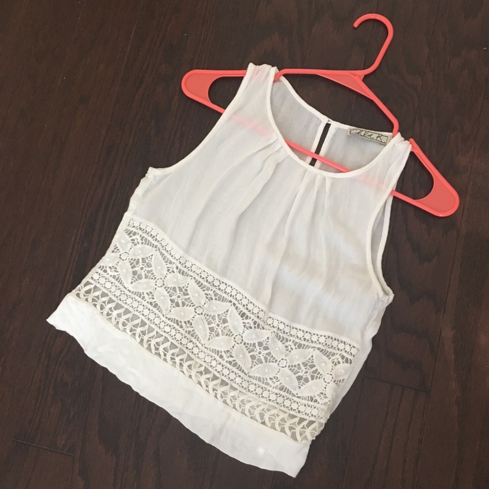 Chloe K white top